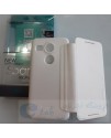 کیف هوشمند فلیپ کاوری اورجینال ال جی مدل Nexus 5X نکسوس 5 ایکس - کیفیت درجه یک - برند NILLKIN - مشکی و سفید